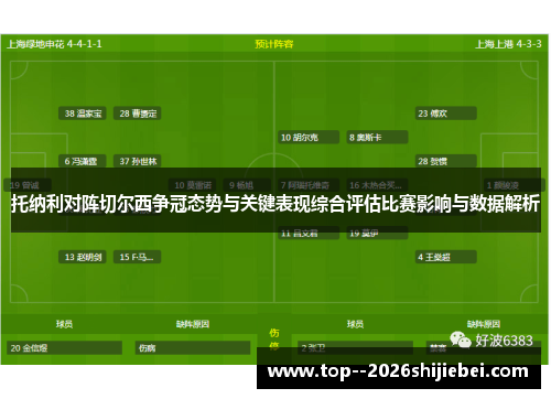托纳利对阵切尔西争冠态势与关键表现综合评估比赛影响与数据解析